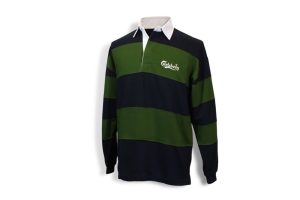 Long sleeves stripe rugby shirt