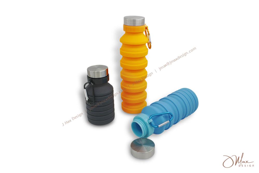 Accordion-like design collapsible bottles Accordion-like design Collapsible Drink Bottle