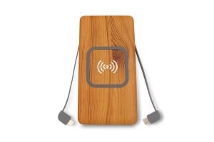 Power bank with wired and wireless charging options