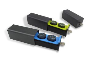 Bluetooth wireless earbuds in 3 colors