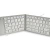 Bluetooth wireless folding keyboard featuring 66 keys