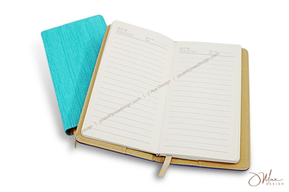 Pocket notepad unfolded