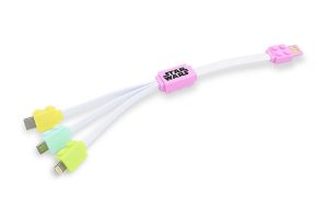 Puzzle Block charging cable with printed logo
