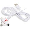 Charging cable with Tesla logo printed