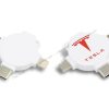 3-in-1 charging cable with logo printed