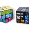 The customized imprint on Rubik's cube
