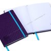 Notepad with elastic band closure