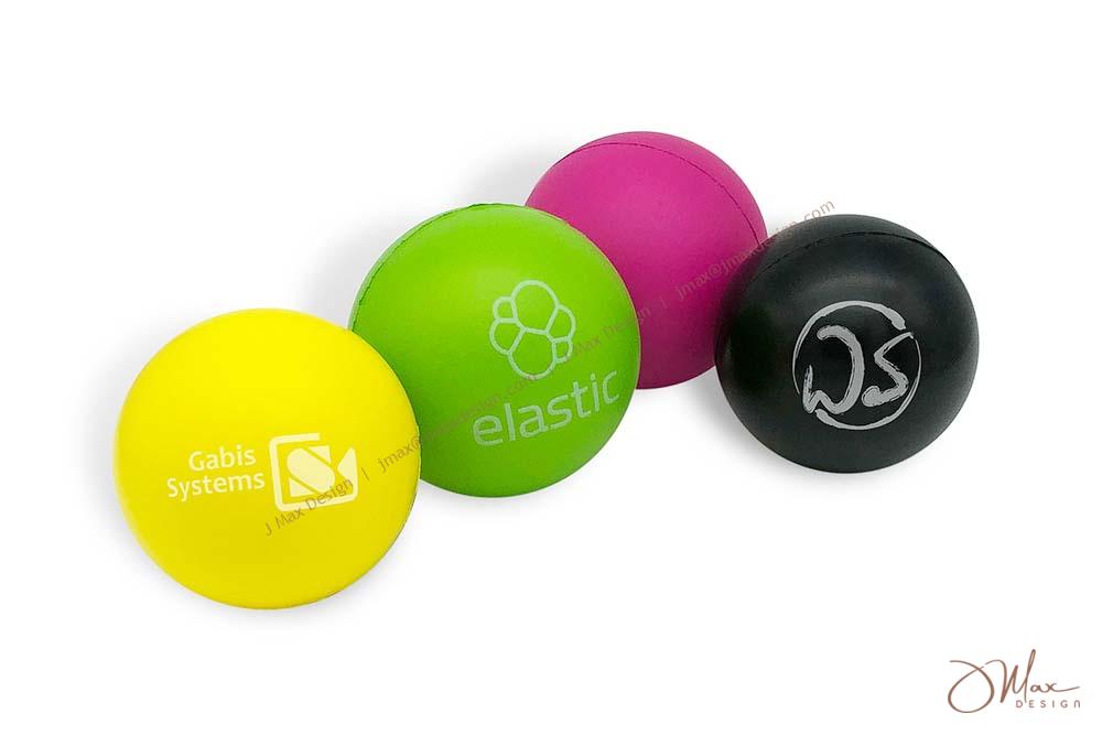 PU stress ball with logo printed Colorful PU stress balls