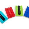 Silicone stick-on card holders for cell phone
