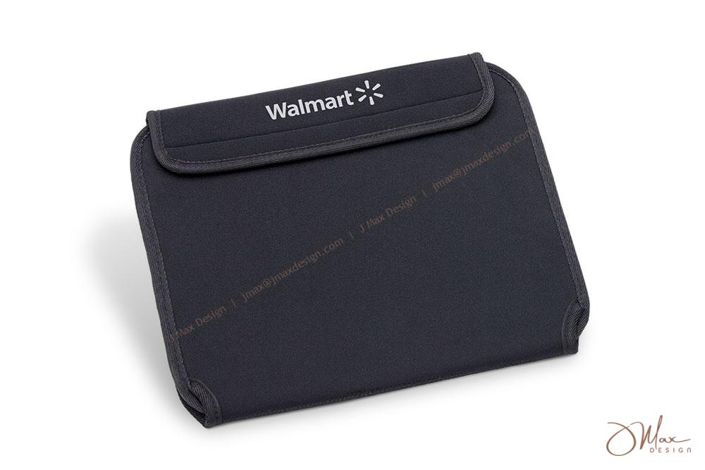 Elastic grid organizer with logo imprint