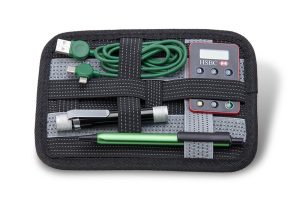 Things are organized with an Elastic grid storage board