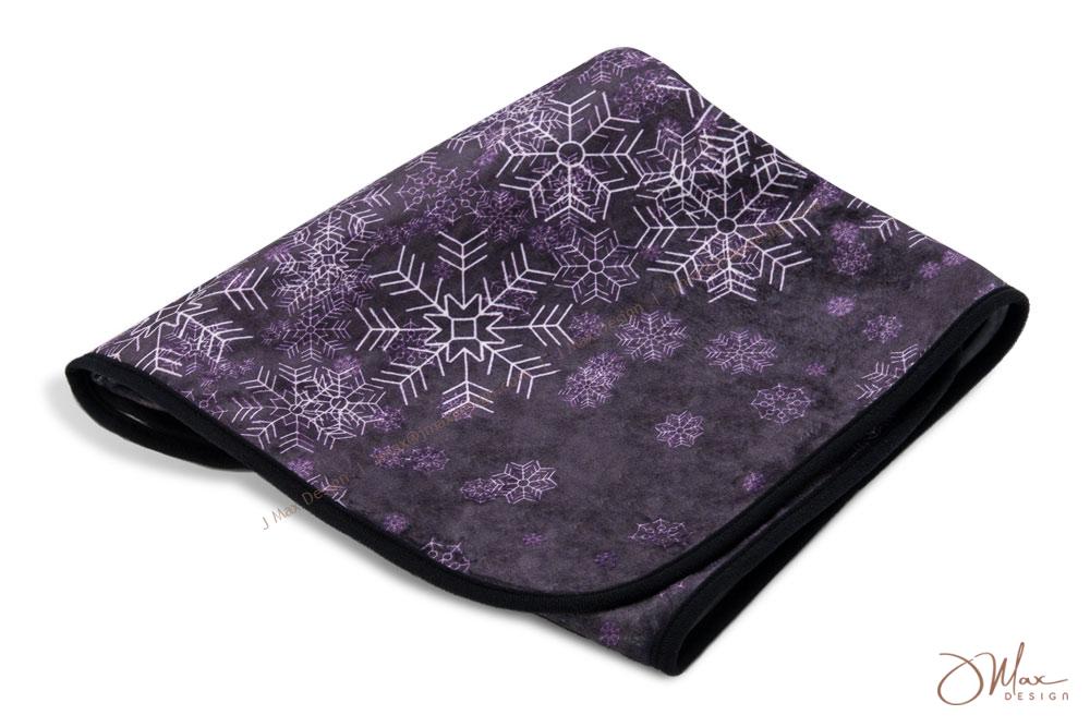 Custom print fleece travel blanket