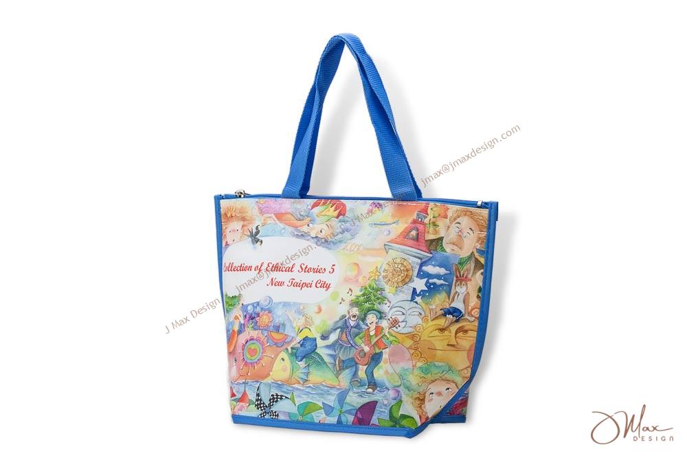 full color print tote Water-repellent material tote