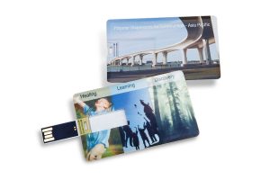 Plastic USB drive (full-color print)
