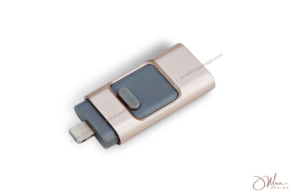 OTG flash disk OTG flash disk in rose gold