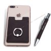 Card holder with iRing on iPhone plus a pen