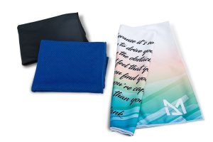 Cooling Towels in plain and with full colour imprint