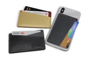 PVC card case stuck on the pack of iPhone