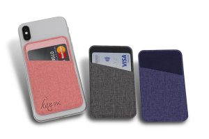 Stick on Card Case on iPhone