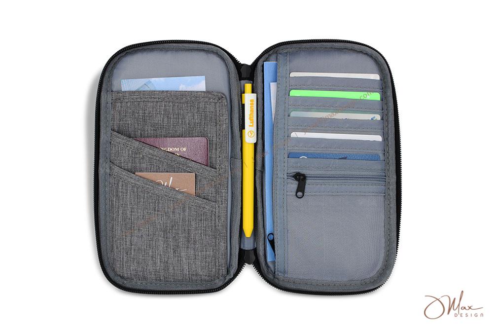 IMG_8278a Gray Passport wallet unzipped