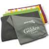 Cooling towels with silk-screened logo