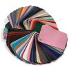 Available material options for card cases