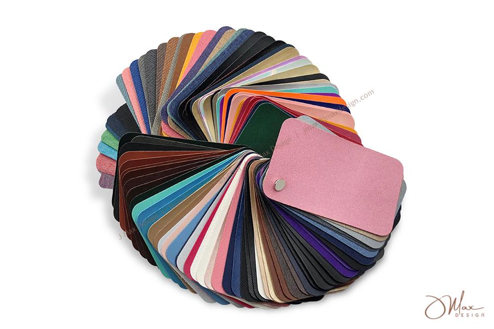 Material options for card cases Available material options for card cases
