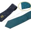 Polyester neckties with custom design