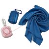 Quick Dry Towels in silicone cases