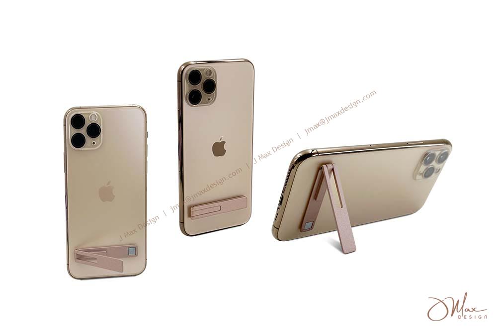 Self-adhesive smartphone holders in different angles