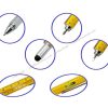 Multifunction Tool Pen: ball pen, stylus, screwdrivers, ruler