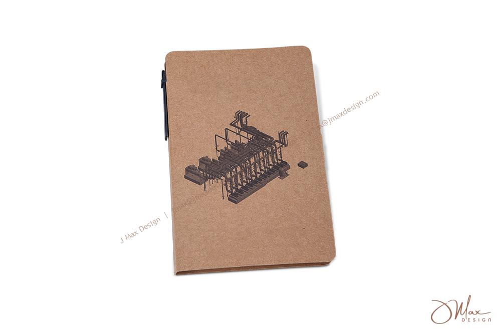 Kraft paper cover sticky note set