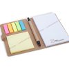 Unfolded kraft paper cover sticky note set