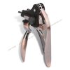 Rabbit corkscrew in silky brush zinc alloy
