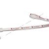 logo imprint along a lanyard charging cable