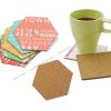 Color printed Cork coaster