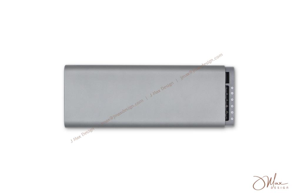 Top view of a semi-open 25-in-1 screwdriver 25-in-1 screwdriver set