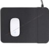 A gray Charging mouse pad