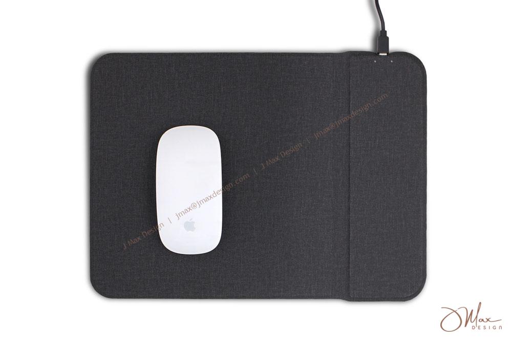 Charging mouse pad A gray Charging mouse pad