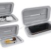 UV-C Sanitizer Box with items in the inner compartments