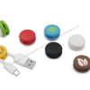 Cord holders comes with a 8 colors