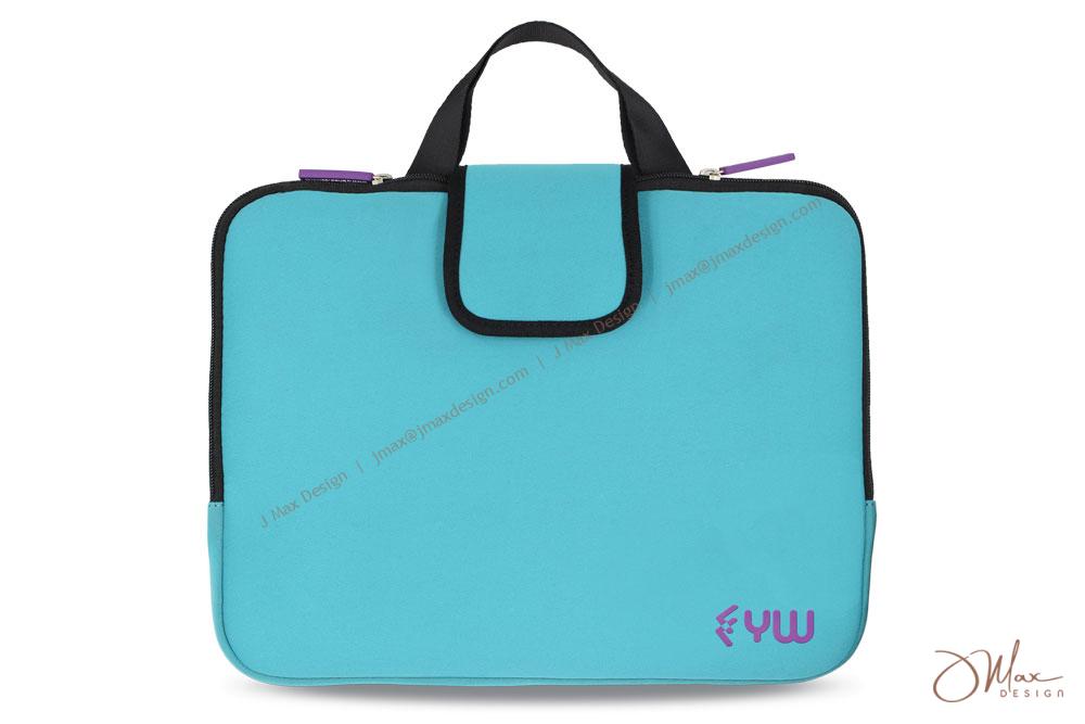 Neoprene sleeve case with handles