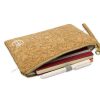 Mini cork zipper pouch