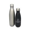 Cola Water Thermal Bottles in silver and matt black