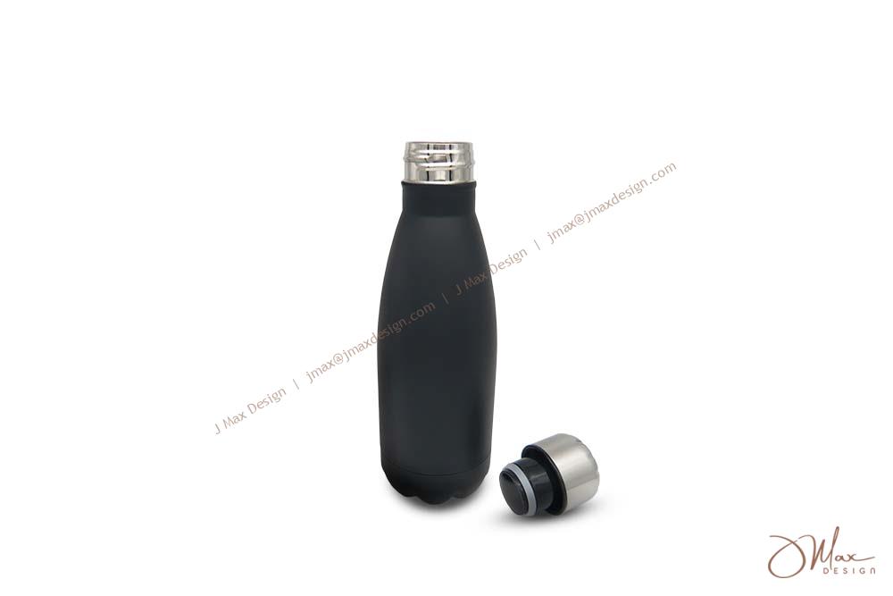 Matt Black Cola Water Thermal Bottle