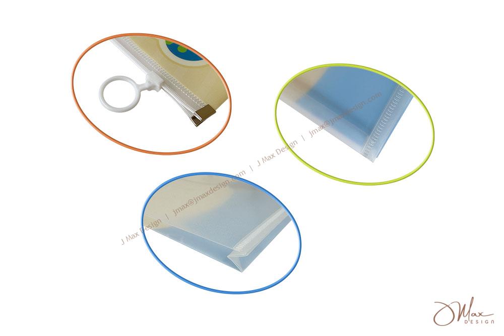 Smooth Ziplock & Gusseted design document bag