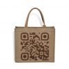 Jute Tote Bag with custom print
