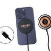 Front and back view of Magnetic Charger, featuring USB-C cable